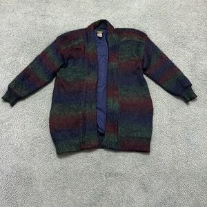 Vintage Mohair Cardigan Jacket Oversized Chunky women’s Medium Marshall Rousso
